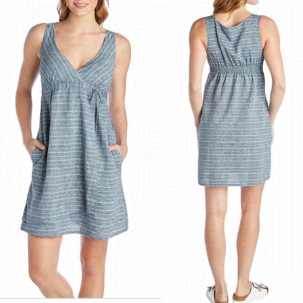 𝅺patagonia Sz 2 Hemp Wrap Sleeveless Dress